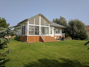 Huge gable sunroom