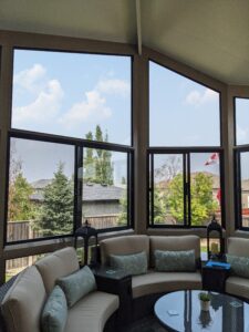 High ceilings means more sky to enjoy.